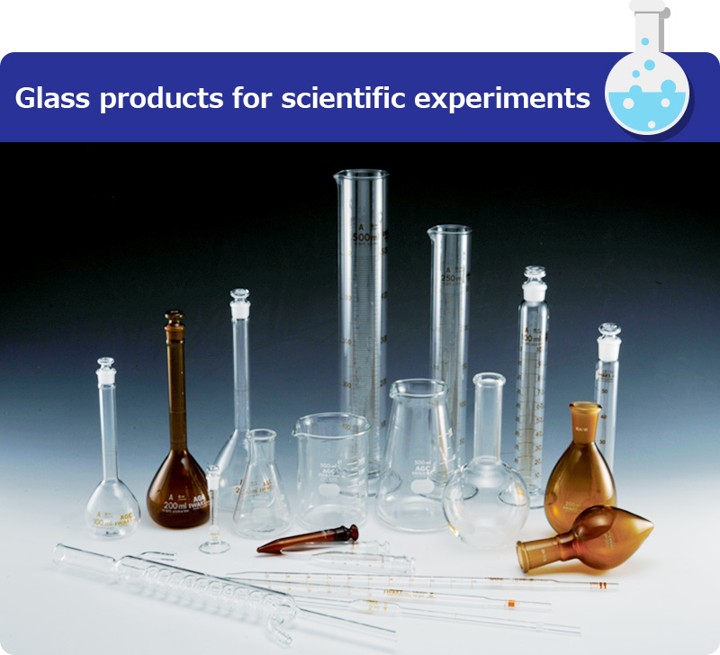 Glass products for scientific experiments