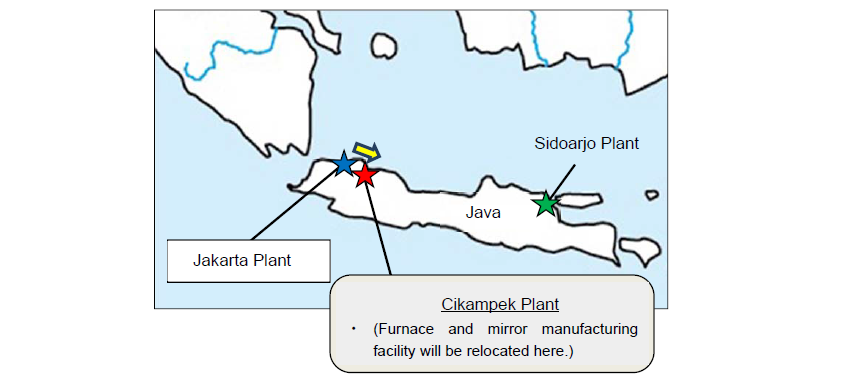 Cikampek Plant　map