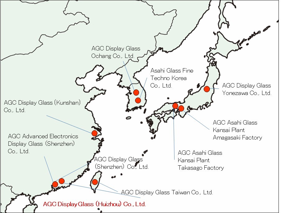 Production Bases for TFT-LCD Glass Substrates