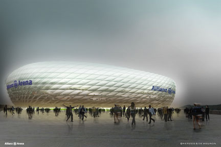  Fluon(R) ETFE Foil to be used for the Allianz-Arena Soccer Stadium in Germany( January 22, 2004 )