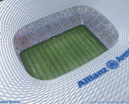  Fluon(R) ETFE Foil to be used for the Allianz-Arena Soccer Stadium in Germany( January 22, 2004 )