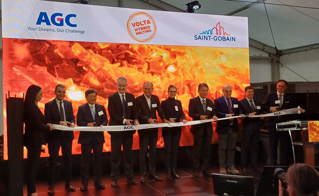 AGC and Saint-Gobain officially inaugurated the Volta production line