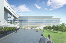 Artist rendering of the new research facility