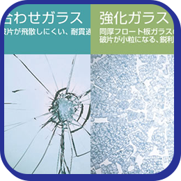 安全・安心に配慮した板ガラス製品とは？