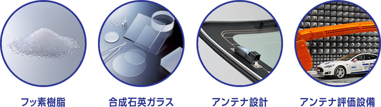フッ素樹脂 合成石英ガラス アンテナ設計 アンテナ評価設備