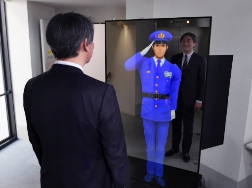 AIで来訪者への応対が可能