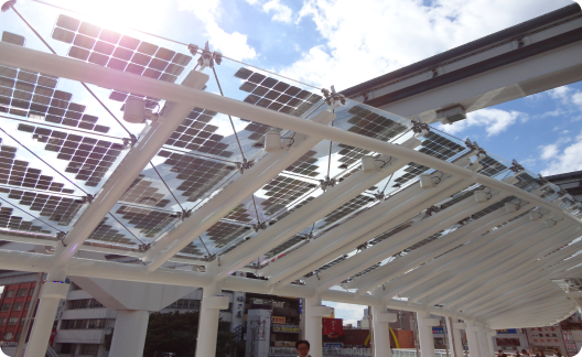 建材一体型太陽電池モジュール