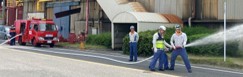 防災訓練の様子