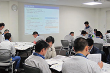 BCP机上訓練の様子